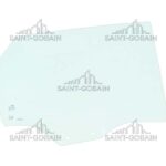RH REAR DOOR GLASS GREEN (2HOLES) SEKURIT